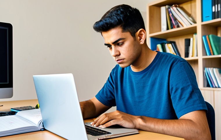 기업경영지도사 시험 대비 슬럼프 극복법 - Focused Study Session**

A student, fully clothed in a casual outfit (jeans and a t-shirt), sitting ...