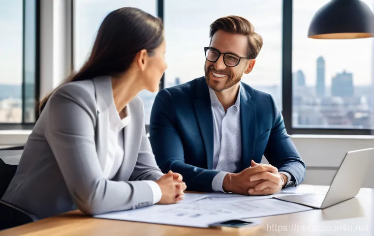 기업경영지도사와 사업 계획서 작성 - **"A determined female entrepreneur in her late 20s, dressed in smart business attire (blazer, slack...