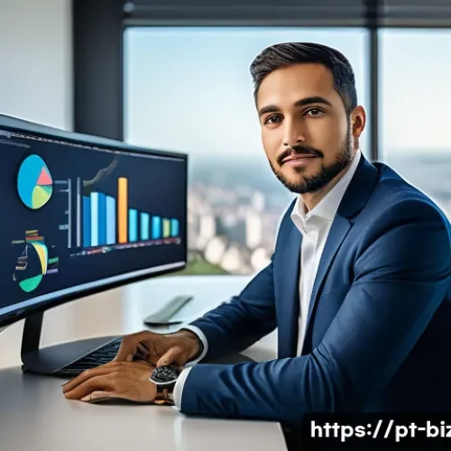 기업경영지도사로서의 커리어 로드맵 - A professional business consultant in a modern Brazilian office environment, wearing formal business...